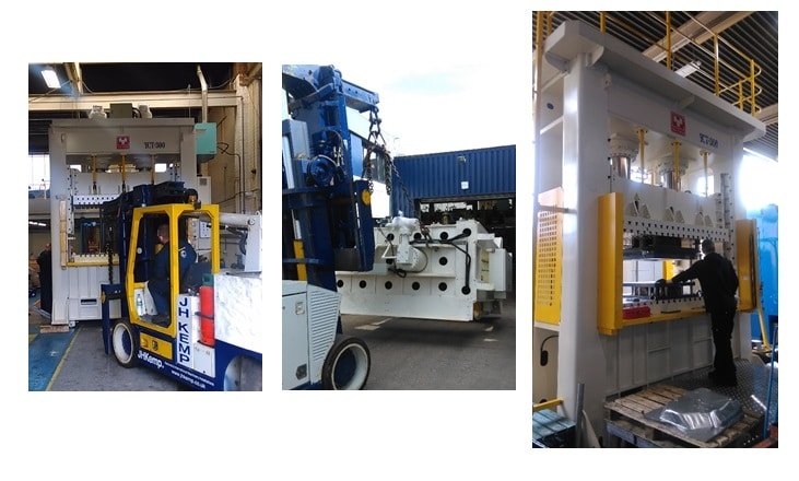 PAB takes delivery of new hydraulic press